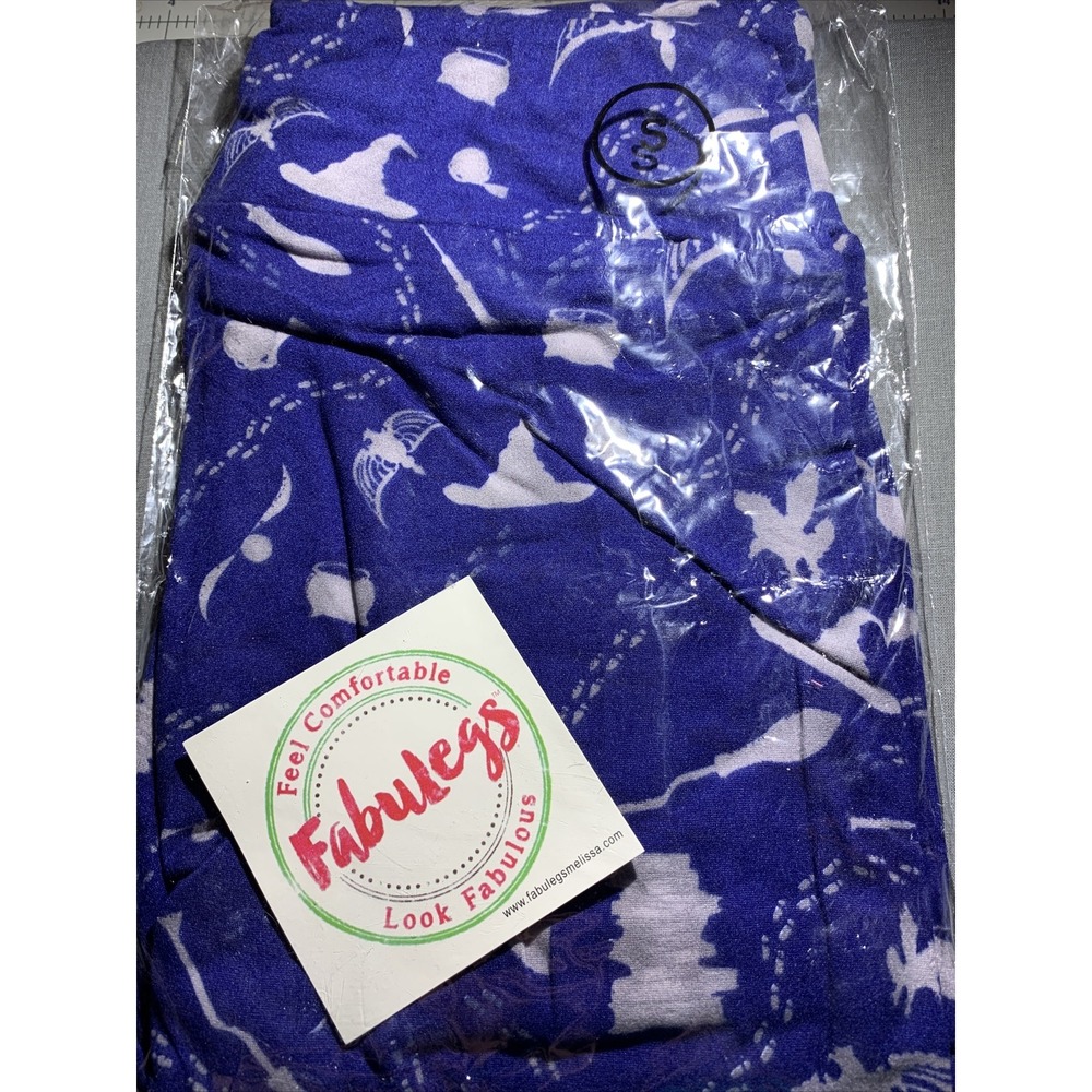 Fabulegs Wizard House Leggings - Ravenclaw Size Small OS‎